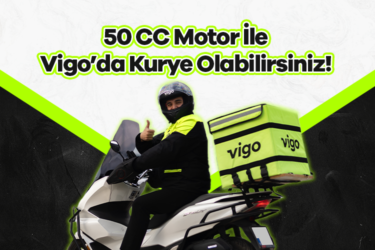 50 CC Motorla Kurye Olabilirsiniz